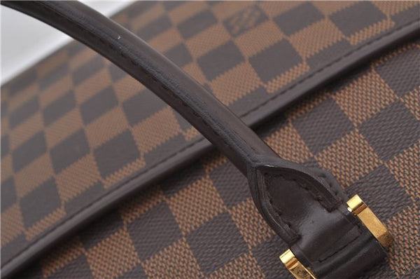 Authentic Louis Vuitton Damier Sarria Horizontal Hand Bag N51282 LV 9280E