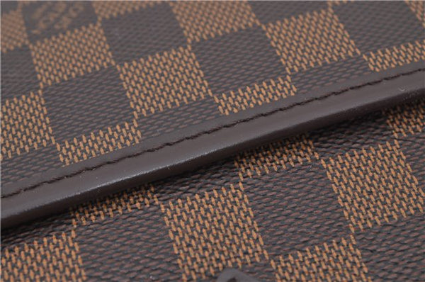 Authentic Louis Vuitton Damier Sarria Horizontal Hand Bag N51282 LV 9280E