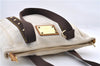 Authentic Louis Vuitton Antigua Cabas MM Tote Bag White Brown M40036 LV 9284C