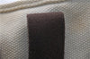 Authentic Louis Vuitton Antigua Cabas MM Tote Bag White Brown M40036 LV 9284C