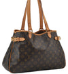 Authentic Louis Vuitton Monogram Batignolles Horizontal Tote Bag M51154 LV 9284E