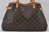 Authentic Louis Vuitton Monogram Batignolles Horizontal Tote Bag M51154 LV 9284E