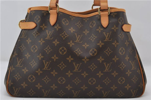 Authentic Louis Vuitton Monogram Batignolles Horizontal Tote Bag M51154 LV 9284E