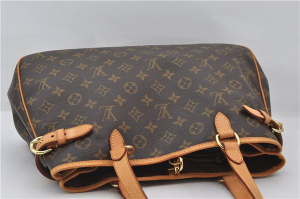 Authentic Louis Vuitton Monogram Batignolles Horizontal Tote Bag M51154 LV 9284E