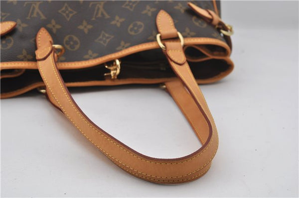 Authentic Louis Vuitton Monogram Batignolles Horizontal Tote Bag M51154 LV 9284E