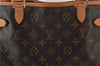 Authentic Louis Vuitton Monogram Batignolles Horizontal Tote Bag M51154 LV 9284E