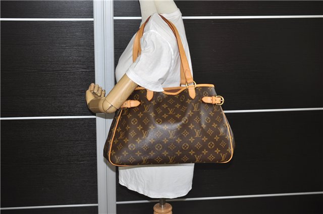 Authentic Louis Vuitton Monogram Batignolles Horizontal Tote Bag M51154 LV 9284E