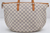 Authentic Louis Vuitton Damier Azur Riviera MM Shoulder Tote Bag N48252 LV 9285E