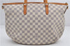 Authentic Louis Vuitton Damier Azur Riviera MM Shoulder Tote Bag N48252 LV 9285E