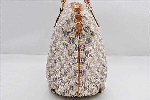 Authentic Louis Vuitton Damier Azur Riviera MM Shoulder Tote Bag N48252 LV 9285E