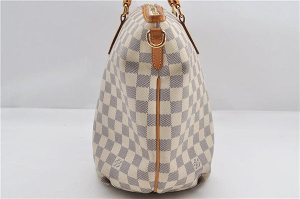 Authentic Louis Vuitton Damier Azur Riviera MM Shoulder Tote Bag N48252 LV 9285E