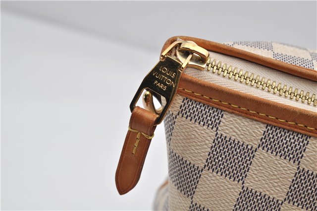 Authentic Louis Vuitton Damier Azur Riviera MM Shoulder Tote Bag N48252 LV 9285E