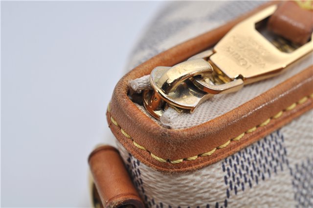 Authentic Louis Vuitton Damier Azur Riviera MM Shoulder Tote Bag N48252 LV 9285E