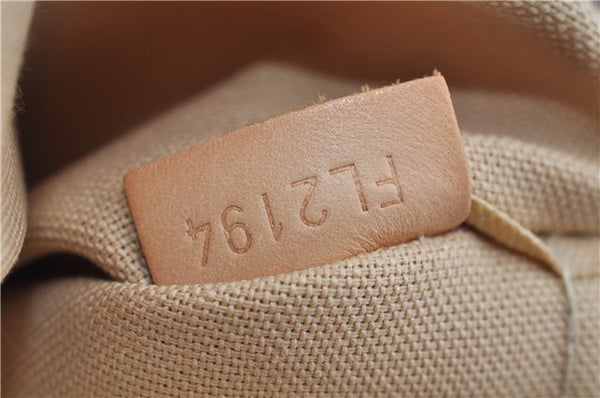 Authentic Louis Vuitton Damier Azur Riviera MM Shoulder Tote Bag N48252 LV 9285E