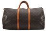 Authentic Louis Vuitton Monogram Keepall 50 Travel Boston Bag M41426 LV 9285F