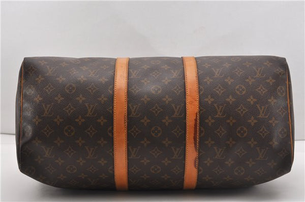 Authentic Louis Vuitton Monogram Keepall 50 Travel Boston Bag M41426 LV 9285F