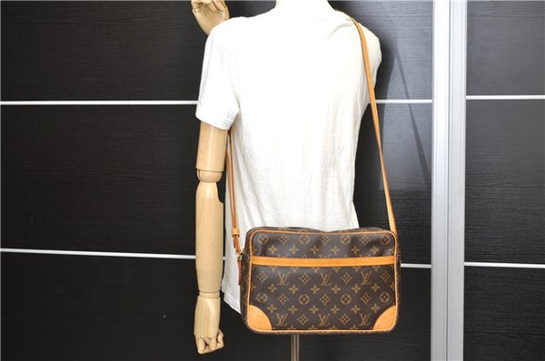 Authentic Louis Vuitton Monogram Trocadero 30 Shoulder Cross Bag M51272 LV 9287E