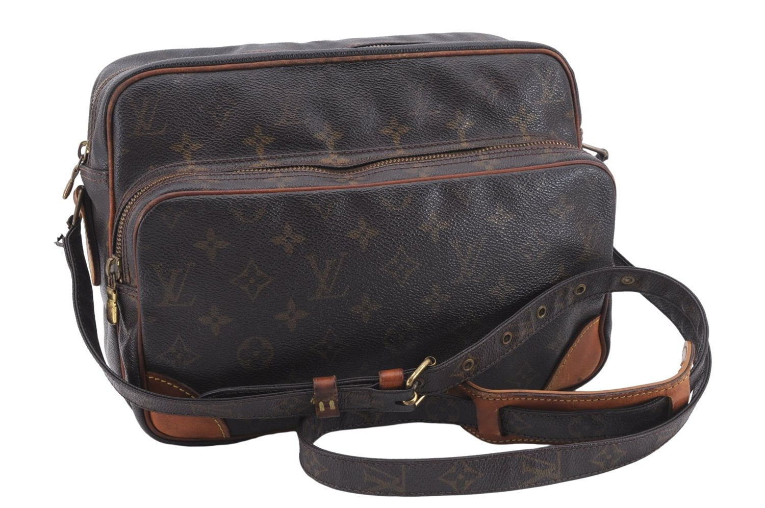 Authentic Louis Vuitton Monogram Nile Shoulder Cross Body Bag M45244 LV 9288D
