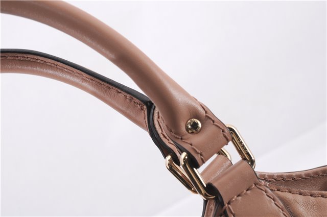 Authentic GUCCI Diamante Sukey Tote Bag Canvas Leather 211944 Beige 9288E