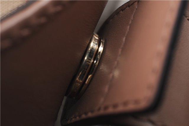 Authentic GUCCI Diamante Sukey Tote Bag Canvas Leather 211944 Beige 9288E