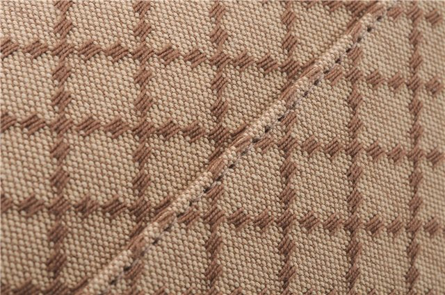 Authentic GUCCI Diamante Sukey Tote Bag Canvas Leather 211944 Beige 9288E