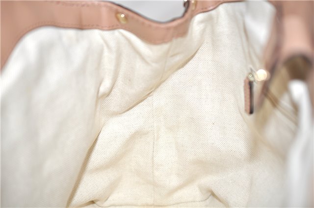 Authentic GUCCI Diamante Sukey Tote Bag Canvas Leather 211944 Beige 9288E