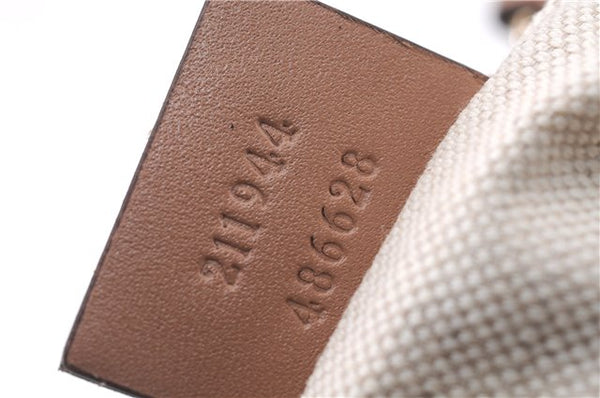 Authentic GUCCI Diamante Sukey Tote Bag Canvas Leather 211944 Beige 9288E