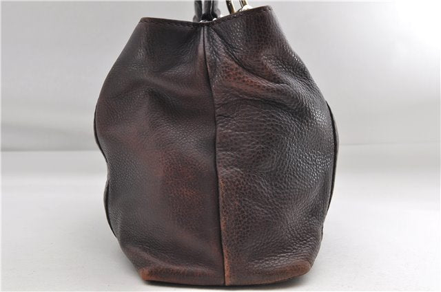 Authentic GUCCI Bamboo Guccissima Shoulder Tote Bag Leather 232947 Brown 9289D
