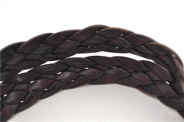 Authentic GUCCI Bamboo Guccissima Shoulder Tote Bag Leather 232947 Brown 9289D