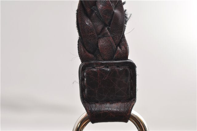 Authentic GUCCI Bamboo Guccissima Shoulder Tote Bag Leather 232947 Brown 9289D