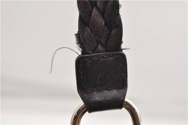 Authentic GUCCI Bamboo Guccissima Shoulder Tote Bag Leather 232947 Brown 9289D