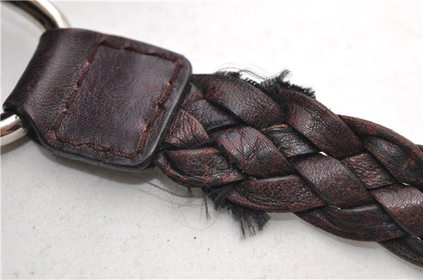 Authentic GUCCI Bamboo Guccissima Shoulder Tote Bag Leather 232947 Brown 9289D