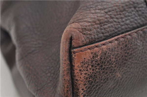 Authentic GUCCI Bamboo Guccissima Shoulder Tote Bag Leather 232947 Brown 9289D