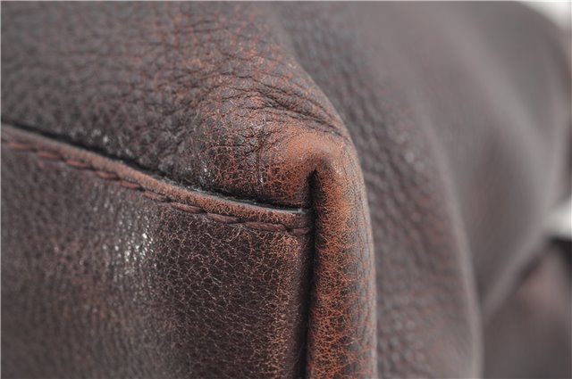 Authentic GUCCI Bamboo Guccissima Shoulder Tote Bag Leather 232947 Brown 9289D