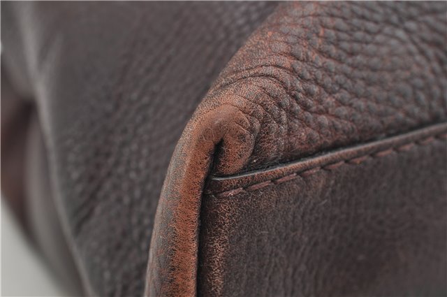 Authentic GUCCI Bamboo Guccissima Shoulder Tote Bag Leather 232947 Brown 9289D