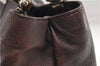 Authentic GUCCI Bamboo Guccissima Shoulder Tote Bag Leather 232947 Brown 9289D