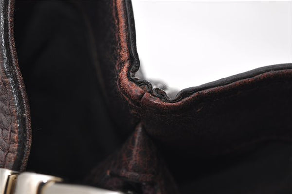 Authentic GUCCI Bamboo Guccissima Shoulder Tote Bag Leather 232947 Brown 9289D