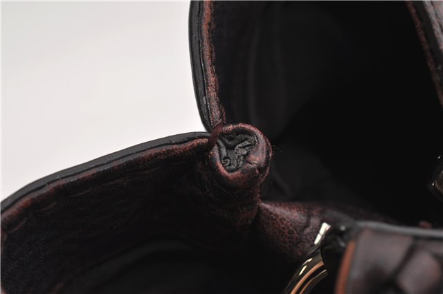 Authentic GUCCI Bamboo Guccissima Shoulder Tote Bag Leather 232947 Brown 9289D