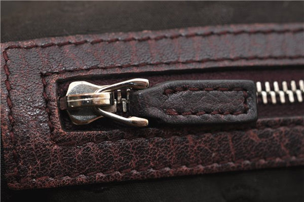 Authentic GUCCI Bamboo Guccissima Shoulder Tote Bag Leather 232947 Brown 9289D