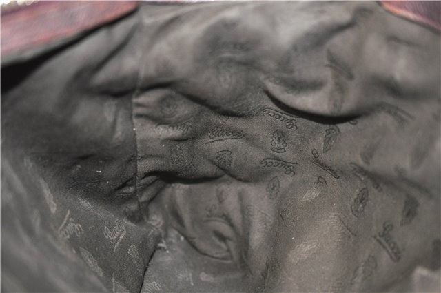 Authentic GUCCI Bamboo Guccissima Shoulder Tote Bag Leather 232947 Brown 9289D