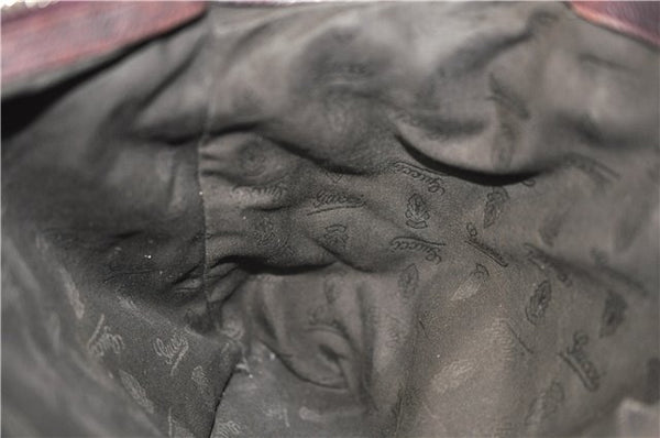 Authentic GUCCI Bamboo Guccissima Shoulder Tote Bag Leather 232947 Brown 9289D