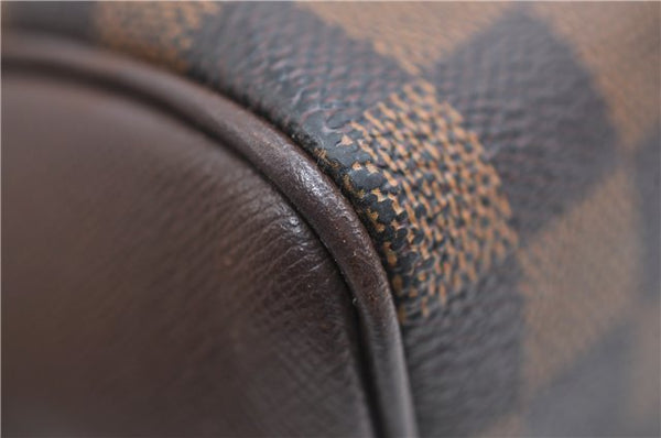 Authentic Louis Vuitton Damier Brera Hand Bag Purse N51150 LV 9289E