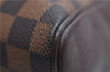 Authentic Louis Vuitton Damier Brera Hand Bag Purse N51150 LV 9289E