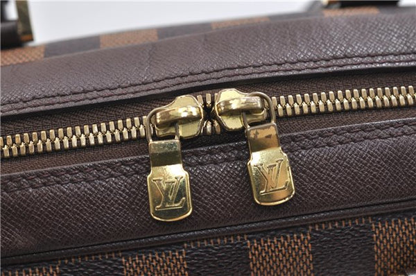 Authentic Louis Vuitton Damier Brera Hand Bag Purse N51150 LV 9289E