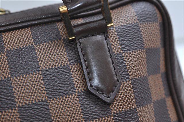 Authentic Louis Vuitton Damier Brera Hand Bag Purse N51150 LV 9289E