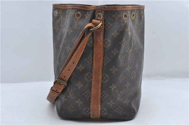 Authentic Louis Vuitton Monogram Petit Noe Shoulder Bag M42226 LV 9290D