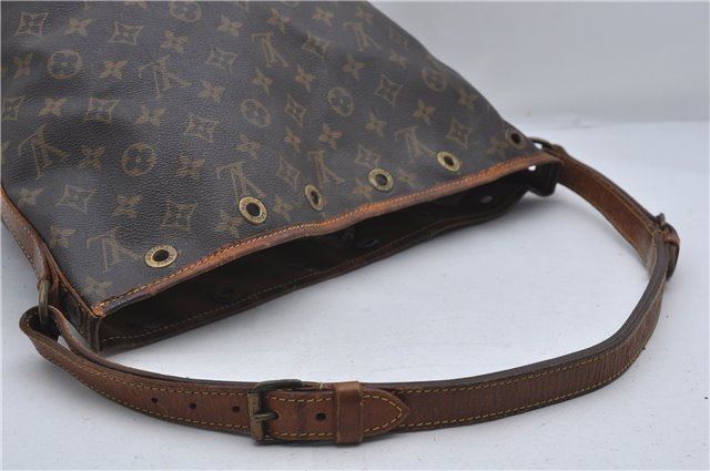 Authentic Louis Vuitton Monogram Petit Noe Shoulder Bag M42226 LV 9290D