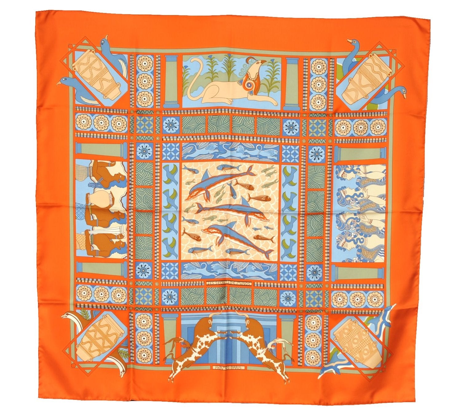 Authentic HERMES Carre 90 Scarf 