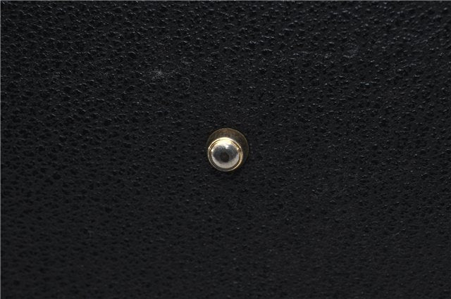 Authentic GUCCI Bamboo 2way Hand Shoulder Bag Purse Suede Leather Black 9291D