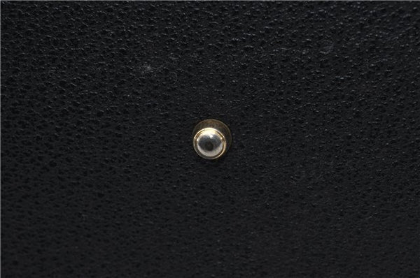 Authentic GUCCI Bamboo 2way Hand Shoulder Bag Purse Suede Leather Black 9291D